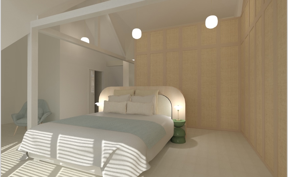 Image of a master bedroom interior in Verlorenkost